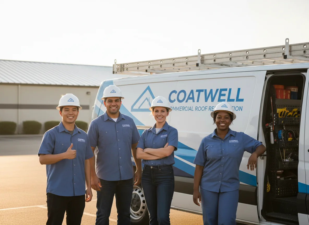 Commercial roof coating company in Saint James, NY